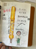 吴竹（KURETAKE）文具大赏进口ZIG COCOIRO美文字限定套装橘黄鸭子LPCR010-P45S 实拍图