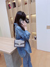 DAFEI DENTON轻奢品牌包包女包新款女士单肩链条包七夕情人节礼物送女友老婆 咖啡色 礼盒装 实拍图