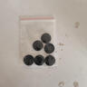 WEDOO 树脂花纹钮扣 哑光四眼西装外套纽扣男士西服裤子纽扣扣子 纯黑 20mm 6个 实拍图