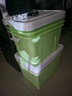龙士达收纳箱塑料整理箱玩具杂物储物箱衣服内衣收纳盒有盖带滚轮周转箱 绿色加大号80L 实拍图