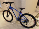 辐轮王世界十大自行车全球品牌排行榜辐轮王男女变速成人运动山地车单车 蓝黑白-下单备注净身高 175以下勿拍 实拍图