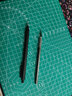 得力切割垫板大号切割板工具垫刻板手工垫板美工雕刻板裁纸板刻纸裁剪板切割版刻度板工作板文教文化 A4绿色切割垫板+30°角美工刀 实拍图