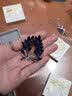 依特胸针高档女士秋冬西装胸花西服别针配饰披肩丝巾扣生日礼物送女友 银墨蓝 实拍图