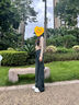 相伊恋人复古牛仔裤女春秋2025年新款宽松阔腿裤小个子高腰显瘦黑色直筒裤 复古蓝 XL 【建议117-128斤】 实拍图