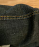 真维斯（JEANSWEST）牛仔裤男士加绒直筒宽松男裤冬季长裤弹力休闲裤子黑色加绒29 实拍图