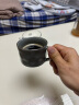 古莜轻奢咖啡杯子高档欧式下午茶咖啡杯套装高颜值陶瓷杯碟套装浅灰 晒单实拍图