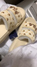 斐乐（FILA）官方DONUT女鞋拖鞋新款凉拖厚底增高休闲甜甜圈 米色-AG 36 晒单实拍图