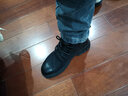 海澜之家HLA马丁靴男靴秋冬潮流工装靴男高帮靴子男鞋 L579 黑色(长绒) 40 实拍图