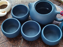 茗茶艺壶 紫砂壶宜兴名家纯全手工茶壶家用泡茶壶茶具套装 光素西施一壶四杯 实拍图