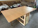 木匠生活  餐桌 实木餐桌餐椅组合套装可折叠饭桌 S1153T原木色-普通款 单个餐桌 晒单实拍图