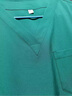 瀚会纯棉洗手衣女衣服刷手服长袖男医生洗手服口腔手术工作服短袖牙科 女款绿色短袖【京仓发】 S （女110斤内，男135斤内） 实拍图