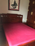 唐司 红木家具非洲花梨（学名：刺猬紫檀）床实木 大床 婚床 国色天香双人床组合 实拍图