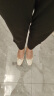 红蜻蜓女鞋粗跟一脚蹬职业高跟鞋女方扣小皮鞋女单鞋 WFB33027米白色40 晒单实拍图