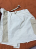 蕉下（beneunder）速干工装短裤裙DR23024女轻薄半身裙运动短裤高岭白L 实拍图