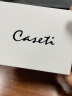 caseti卡沙帝打火机充气防风火机 蓝焰超薄直冲火焰高档送男友生日礼物 CA500-05白色 实拍图