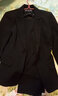 名流都会职业装女装套装长袖小西装女士正装工作西服面试 黑色西装+裤子（一粒扣） S（80-90斤） 实拍图