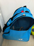 米高轮滑鞋儿童三层包成人溜冰鞋滑冰鞋背包耐磨加厚旱冰鞋收纳包袋子 升级款蓝色 实拍图