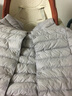 雅鹿轻薄羽绒女短款新款立领秋羽绒90白鸭绒ap 浅灰色 L/165 实拍图