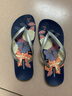 黑玛（Hotmarzz）人字拖女防滑防臭2024印花情侣款拖鞋女士夏季防滑夹脚沙滩拖鞋 0764-银色 36 (235mm) 实拍图