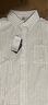 皮尔卡丹（pierre cardin）纯棉韩范宽松衬衫女蓝色竖条纹衬衣24夏季韩版时尚百搭休闲上衣 白色 纯棉 L 105-120斤 实拍图