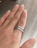 QMXD免费刻字链条戒指男款潮流单身戒潮男个性食指环可转动开瓶盖戒指 黑色默认发美9号其他留言 实拍图