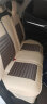 欧玛奴汽车座套四季通用全包围亚麻汽车坐垫夏季布艺座垫座椅套适用于 豪华版咖啡色 名爵ZS 356锐腾东南DX7猎豹CS10 实拍图
