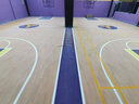 利德乒乓球地胶室内羽毛球篮球匹克球场地胶垫pvc运动地胶塑胶地板垫 篮球场-枫木纹升级款6.0 实拍图