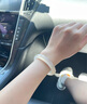 YYYDS 冰种飘花白玉髓手镯月光玛瑙女翡翠荔枝冻七夕情人节礼物送女友 月光玛瑙手镯-内径55-56mm 实拍图