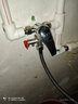 耐发全铜电热水器混水阀明装开关冷热混合阀U型出水龙头淋浴通用配件 合金混水阀套装+带钩铝座铝手喷 实拍图