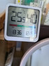 倍想智能温湿度计3 超大屏长续航 带时钟日期 孕妇婴儿房办公室卧室室内 温度湿度干湿度计 小米白色 实拍图