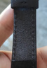 老皮匠 意大利牛皮表带 适用欧米茄劳力士美度浪琴天梭西铁城牛皮手表带 黑色黑线 黑色扣 22mm 实拍图