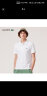 LACOSTE法国鳄鱼男装经典商务休闲纯色翻领Polo衫|PH7937 001/白色 S 3 实拍图