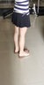 李宁（LI-NING） 羽毛球裙运动短裙女式 防走光打底裤大码网球裙子瑜伽健身跑步 黑色 M 实拍图