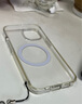 0度 适用iPhone13 Pro Max手机壳保护套 磁吸充电气囊防摔手机套苹果透明保护套软壳 全透明-Magsafe磁吸充电 iPhone 13 实拍图