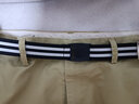 畅印 新款懒人腰带男女通用隐形无痕皮带简易学生弹力带可调节长度松紧牛仔裤带军训皮带 黑白条纹+可调节长度 实拍图