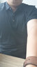 布先生夏季凉感丝光棉短袖男士polo衫商务休闲上衣纯色衣服翻领打底男装 黑色 3XL (190) 实拍图