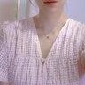 忆瑾s925银项链女爱心项链小众设计感桃心形吊坠轻奢锁骨链情人节礼物 【精美礼盒】桃心项链 实拍图