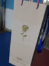 EIENN玫瑰花渐变多色金箔花不凋零花束纪念日520礼物母亲节送妈妈礼盒 粉色带花瓶7彩灯款+礼盒+手提袋 实拍图