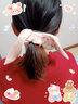 缪色（MiU Se）碎花蝴蝶结大肠发圈女夏季扎头绳飘带发带发绳感头花发饰 蓝色+黄色GSF-B03-102-1 实拍图