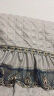 菲梵阁 沙发垫套装防滑布艺定制实木组合皮沙发套罩巾全包四季通用坐垫 梦娜斯-灰色 70×210+20cm花边一片 实拍图
