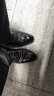 卡帝乐鳄鱼（CARTELO）英伦正装皮鞋男低帮商务休闲皮鞋男士牛皮亮面透气男鞋9326黑色42 实拍图