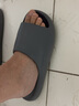 逸茉夏季抗菌防臭拖鞋男女士居家室内浴室洗澡防滑EVA凉拖轻盈踩屎感 碳灰 42-43 (265mm) (适合41-42脚穿) 实拍图