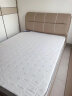 芝木轩床 双人床真皮床主卧 现代简约实木皮艺卧室家具 床+弹簧椰棕床垫 1.5m*2.0m框架常规床 带三抽 实拍图