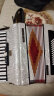 一秒（ONESECOND）德国音簧手风琴乐器48/60/96/120贝司儿童成人初学专业演奏考级 60贝司 白色 +琴包+背带+谱架 实拍图
