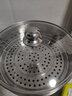 家家莱 不锈钢多层蒸锅蒸笼22CM-36CM大蒸屉蒸格多层叠加电磁炉通用锅具 五层32CM（1底锅+4蒸格） 32cm 实拍图