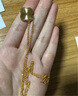CRD克徕帝黄金项链四叶草花朵套链5G工艺足金999送节日礼物 10.8g 实拍图