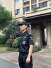 艾買保安服套装保安作训服夏装男夏季黑色保安制服执勤安检服保安服装 特短袖套装(只含标志) 170 实拍图