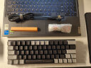 e元素 Z-11机械键盘 小型61键热插拔双色拼色键盘 笔记本电脑办公便携发光键盘有线 黑灰63键三模RGB【青轴】 实拍图