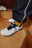 YONEX尤尼克斯羽毛球鞋包裹舒适透气比赛训练男女SHB57EX白/霓虹38码 实拍图