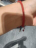 飞花  本命年红绳男女款转运手绳中国结手工编织红玛瑙手链 红绳红结款 实拍图